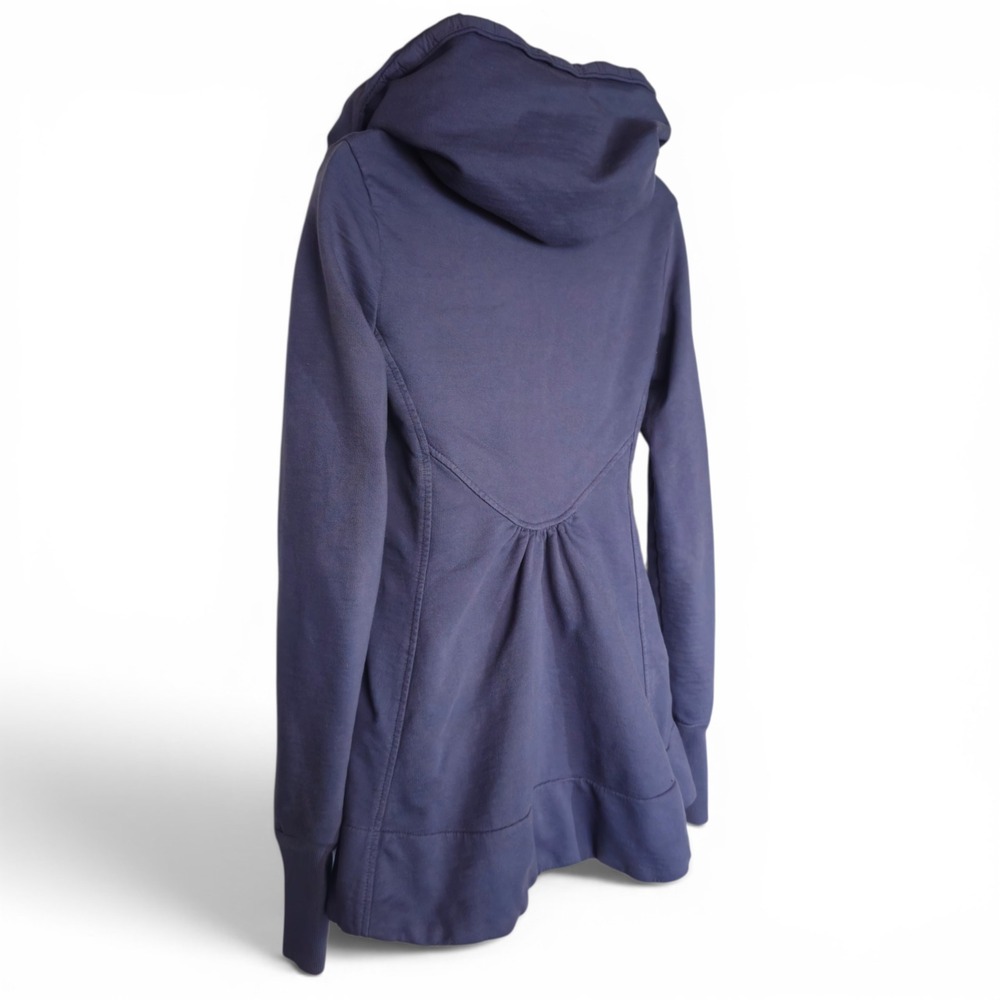 Prairie Underground Slate Blue Cloak Hoodie Fleece Jacket Sz S - Picture 2 of 9